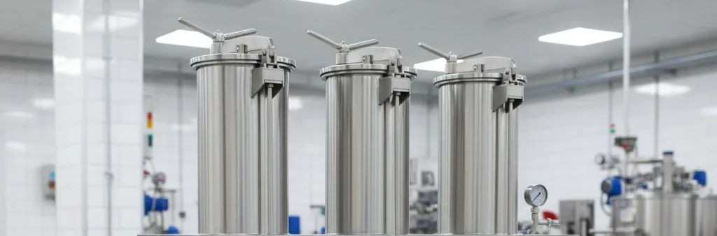 Edelstahl-Prozessbehälter für die Pharmaindustrie – gefertigt bei Numberger Technologies